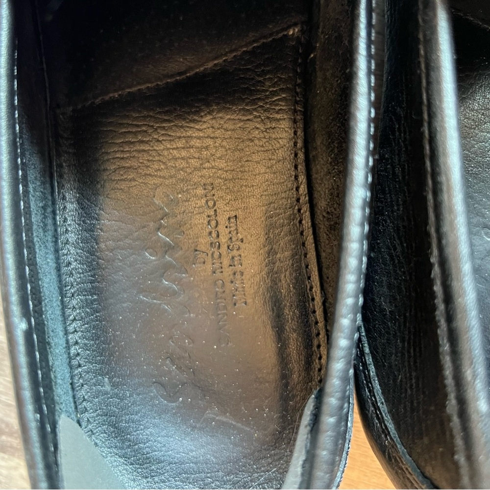 Sandrino by Sandro Moscoloni Dress Shoes Men’s Size 11 Black Leather - Picture 8 of 12